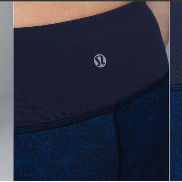 Lululemon Wunder Under Pant, Full On Luon (Sashiko) Leggings - Picture 7 of 16